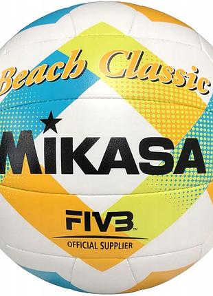 Мяч для пляжного волейбола mikasa beach classic bv543c-vxa-lg
