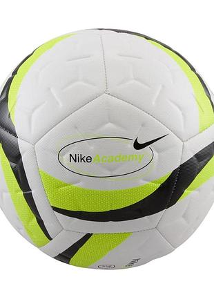 Футбольний м'яч nike academy hv4387-100 (біло-жовтий) розмір 5