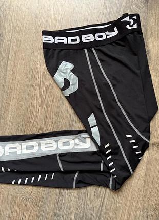 Чоловічі спортивні легінси лосіни тайтси bad boy розмір м для тренувань