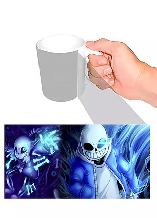 Чашка з принтом undertale