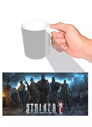 Чашка з принтом stalker