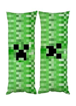 Подушка дакімакура майнкрафт minecraft декоративна ростова подушка для обіймання двостороння
