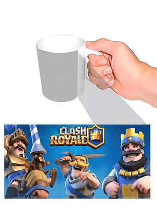 Чашка з принтом clash royale