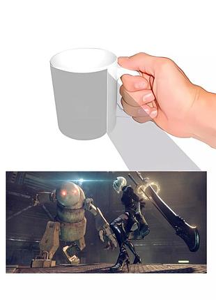Чашка з принтом nier automata