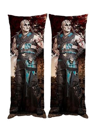 Подушка дакимакура кван чи mortal kombat декоративная ростовая подушка для обнимания