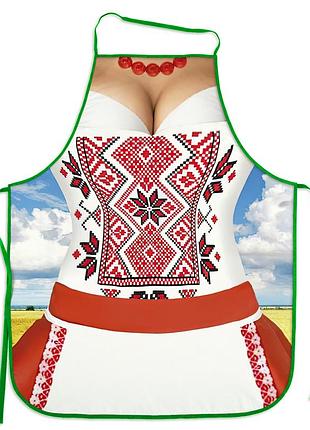 Прикольні фартухи дівчина на ліжку
