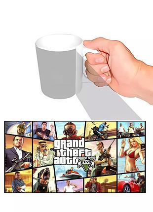 Чашка з принтом gta v