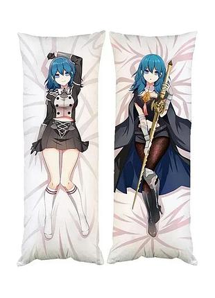 Подушка дакімакура вогняна емблема три будинки byleth eisner fire emblem декоративна подушка для обіймання двостороння 50х150