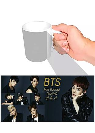 Чашка з принтом bts min yoongi