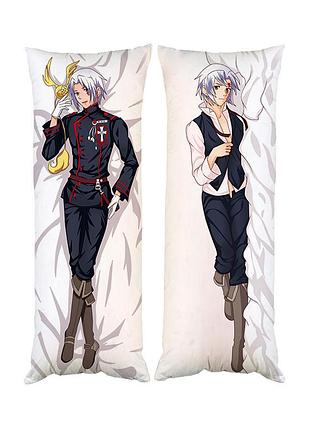 Подушка дакимакура аллен уолкер d.gray-man декоративная пардовая подушка для обнимания двусторонняя 60х180