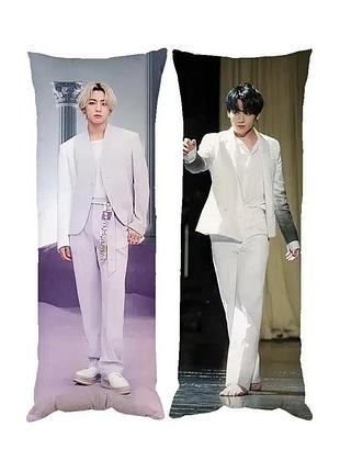 Подушка дакімакура k-pop bts чонгук декоративна ростова подушка для обіймання 60х180