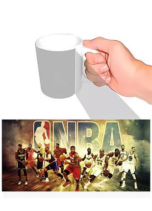 Чашка з принтом nba