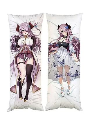 Подушка для обнимания дакимакура нормая фантазия гранблю granblue fantasy двухсторонняя ростовая антистресс