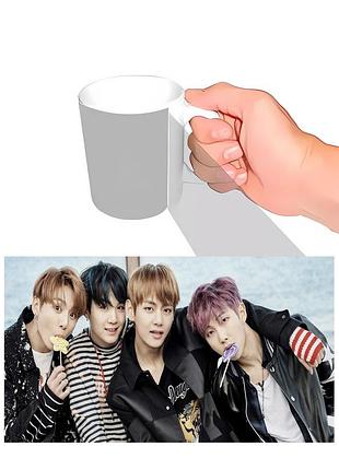 Чашка з принтом група bts