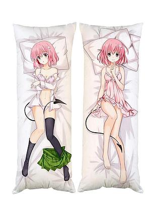 Подушка для обнимания дакимакура момо велия девилюк to love ru двухсторонняя ростовая антистресс 50х170