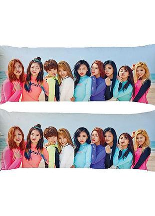 Подушка дакимакура twice k-pop all декоративная ростовая подушка для обнимания