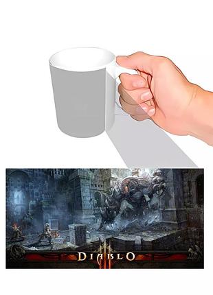 Чашка с принтом diablo iii