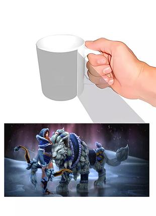 Чашка с принтом dota 2