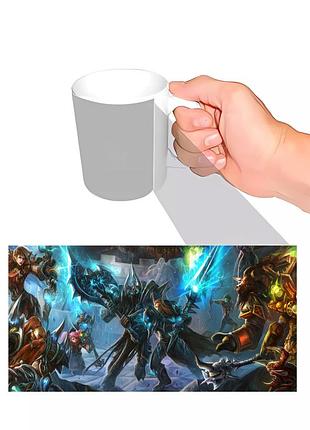 Чашка з принтом heroes of the storm