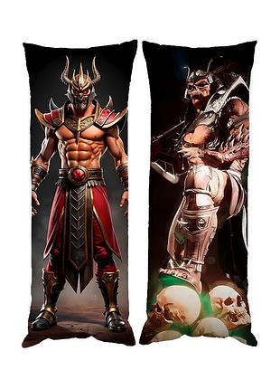 Подушка дакімакура шао кан mortal kombat декоративна подушка для обіймання