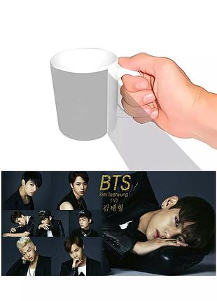 Чашка с принтом bts kim taehyung