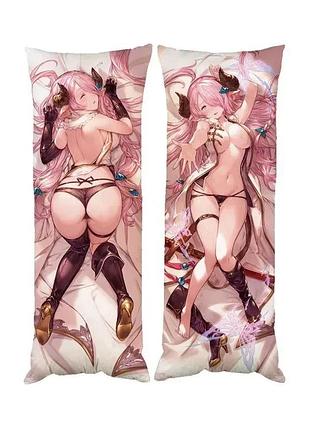 Подушка дакімакура норма фантазія гранблю narmaya granblue fantasy декоративна парова подушка для обіймання 40х120