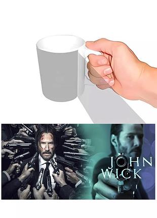 Чашка з принтом джон вік john wick