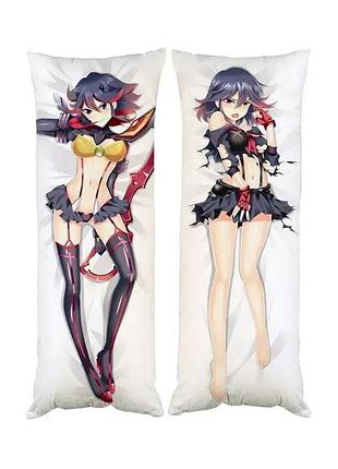 Подушка дакимакура рюко матой круши кромсай kill la kill декоративная ростовая подушка для обнимания