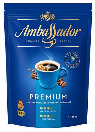 Кава розчинна ambassador premium 170 г сублімована