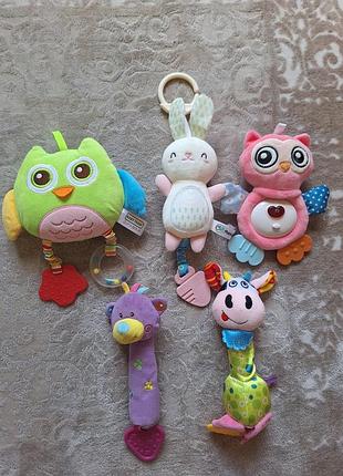 Игрушки, прорезыватели, погремушки для младенцев