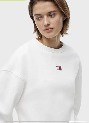 Гарний білий світшот tommy hilfiger