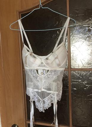 Корсет- бюстьє intimissimi у молочно- білому кольорі розмір xs-s