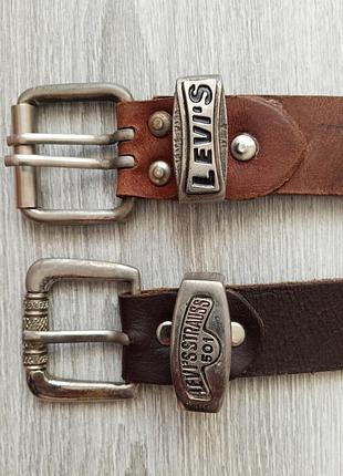 Ремень levi's 501 винтажные натуральная кожа, состояние хорошее