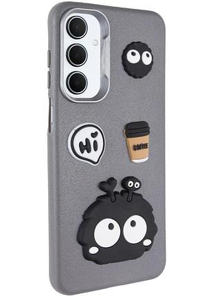 Чохол tpu leather toys для samsung galaxy a26 5g monster / grey