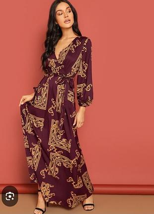 Стильное платье длинное