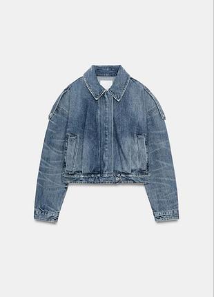 Джинсова куртка zara