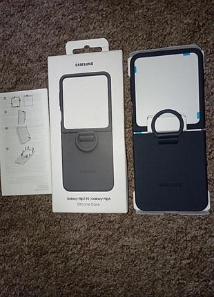 Оригинальный чехол samsung silicone для samsung galaxy flip 7 fe / flip 6