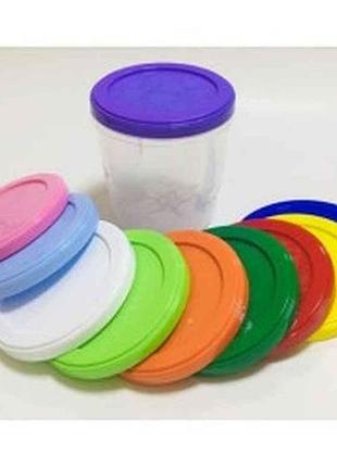 Банка з кришкою на різьбі кристал 1,1л (125*125*126 мм) бп-025 тм boniplast