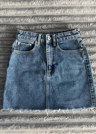 Джинсова спідниця zara