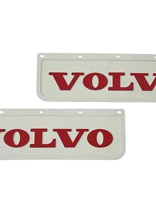Бризковики volvo передні 600x180мм білий 2шт