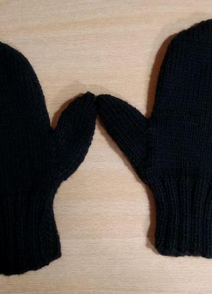 В'язані рукавички стильні - теплі жіночі - шерсть9 фото