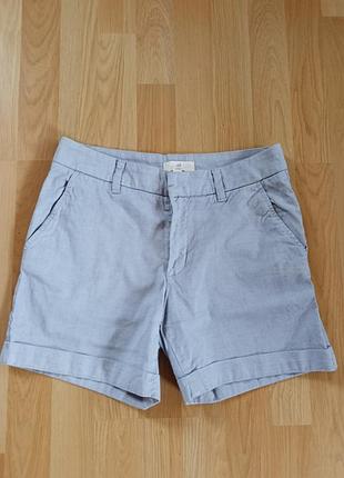 Трендові жіночі літні блакитні  шорти h&m