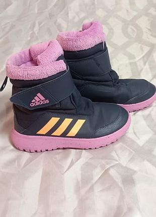 Дитячі зимові чоботи adidas winterplay 21см по устілці