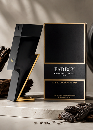 Чоловіча парфумована вода carolina herrera bad boy le parfum 100 мл / кароліна херрера бед бой