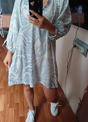 Сукня h&m оригінал оверсайз р.м натуральна тканина