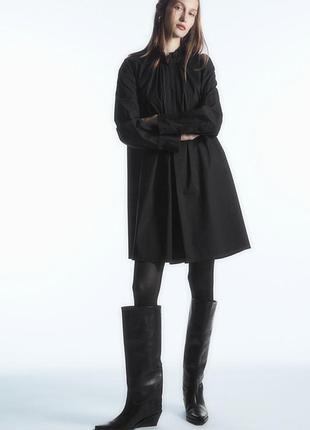 Платье женское cos ruffled-collar mini shirt dress/ 44