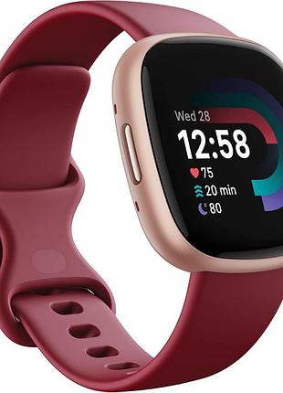 Смарт-годинник fitbit versa 4 by google gps amoled, bluetooth, легке б/в