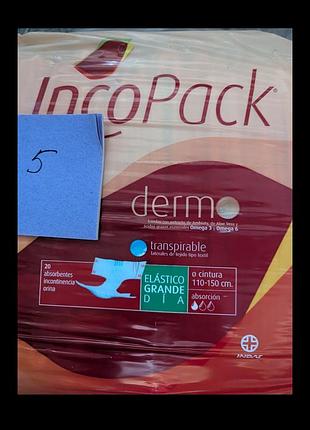 Incopack 20 шт підгузники для дорослих дихаючі л,  л8 нічні ,  італія 110-150
