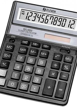 Калькулятор бухгалтерский eleven sdc-888xbk