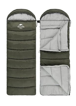 Спальник с капюшоном naturehike u350 nh20msd07, (1°c)